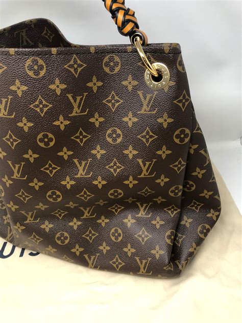 lv cream purse|lv bag with braided handle.